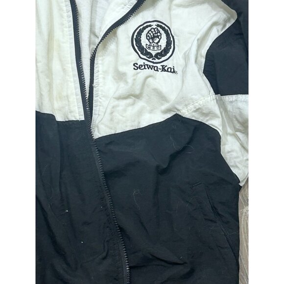 Kobe Seiwa-Kai Track Jacket Men's Size Small Full Zip Outdoor Polyester Black - Picture 3 of 7